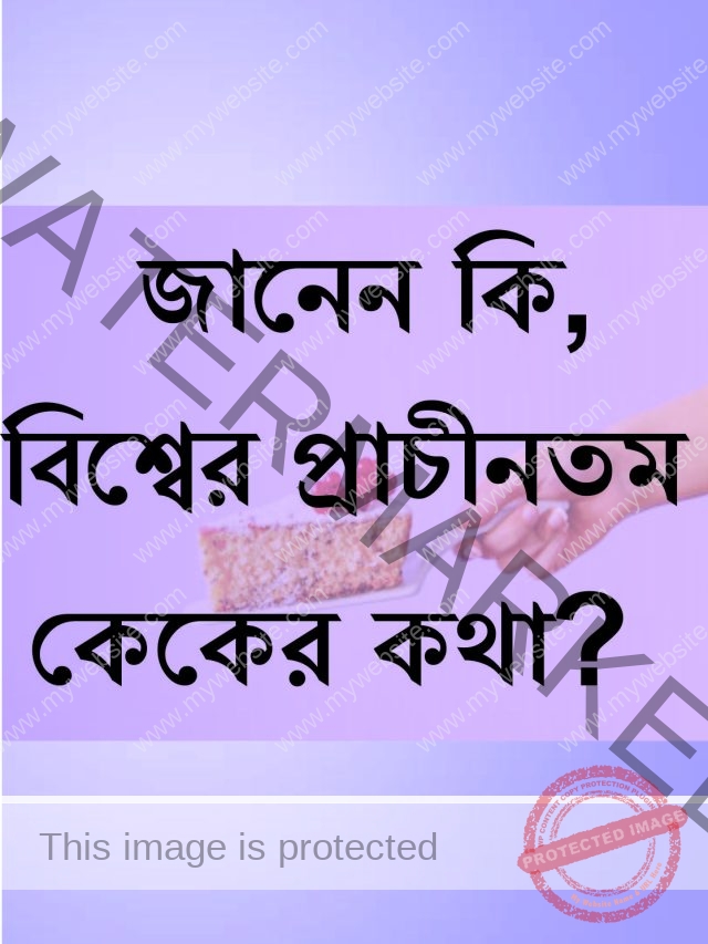 জানেন কি, বিশ্বের প্রাচীনতম কেকের কথা?